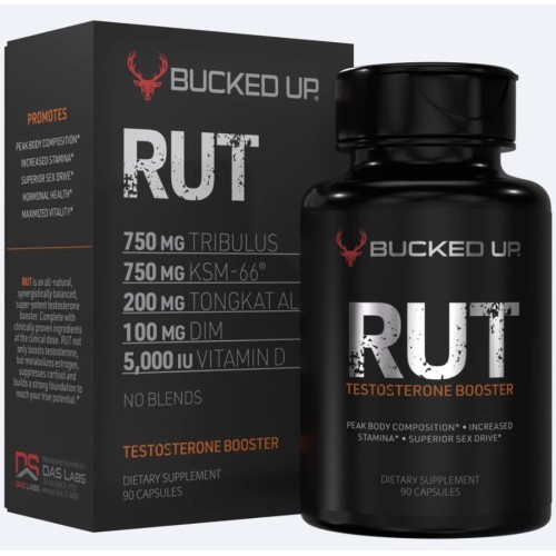 BUCKED UP, RUT, PREMIUM тестобустер, 90 капсул (30 порций)